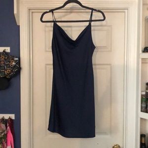 Navy blue Urban Outfitters Slip Dress